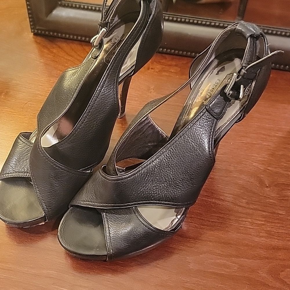 Coach Elegant Black Women's Heels Sz 9